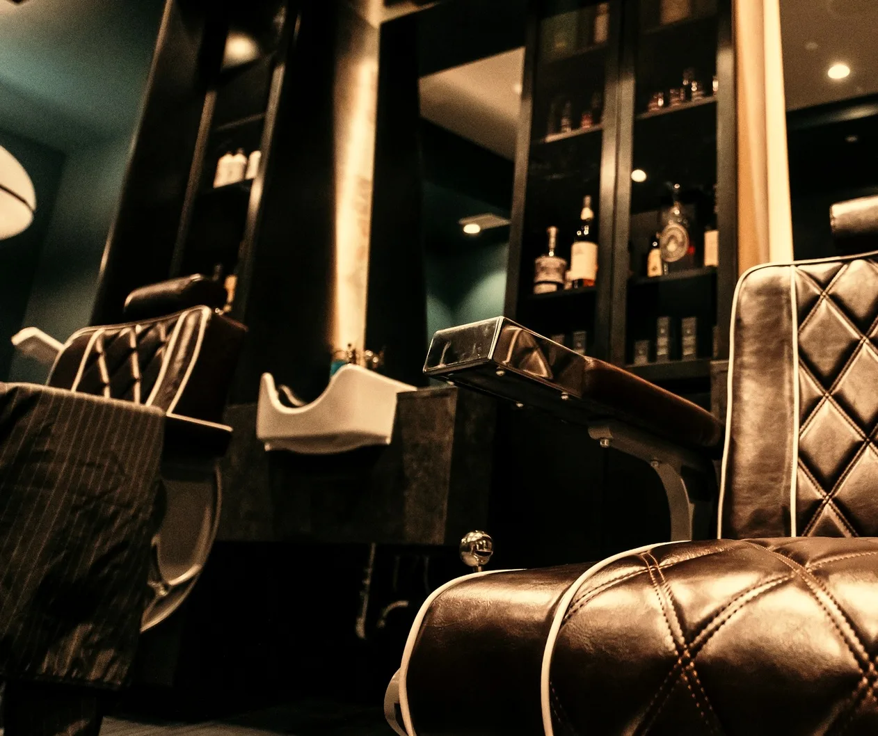 Poste de coiffage du salon Coiffure Karam